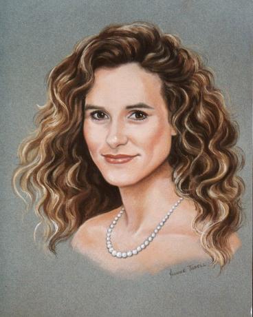 Portrait in Pastel, Hand Painted Portrait, Mural Mural On The Wall, Inc.